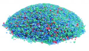 Diamond Quartz® — Available Colors — Mixed Color (Red, Teal, Blue)