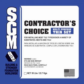 SGM — Contractor's Choice Multi-Purpose Thin-Set Mortar