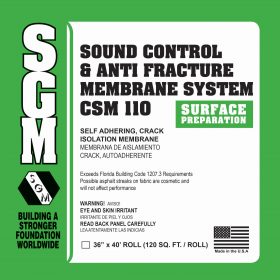 SGM — Sound Control and Anti-Fracture Membrane System (CS 110)