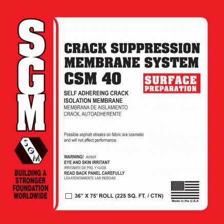 SGM — Crack Suppression Membrane System (CS 40)