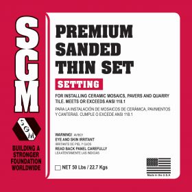 SGM — Premium Sanded Thin-Set Mortar