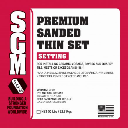 SGM — Premium Sanded Thin-Set Mortar