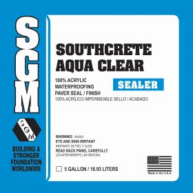 SGM — Southcrete™ Aqua Clear 100% Acrylic Waterproofing Paver Seal / Finish