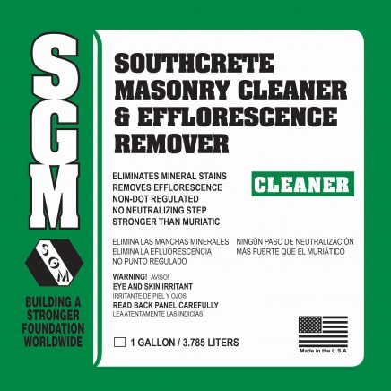 SGM — Southcrete™ Efflorescence Remover and Cleaner