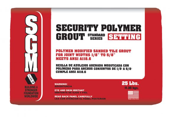 SGM — Security Polymer Grout (Bag)