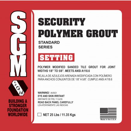 SGM — Security Polymer Grout