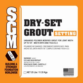 SGM Dry Set Grout (Unsanded)