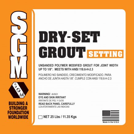 SGM Dry Set Grout (Unsanded)