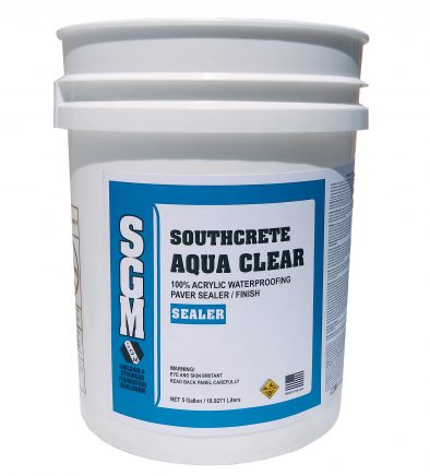 SGM — Southcrete™ Aqua Clear 100% Acrylic Waterproofing Paver Seal / Finish (5 Gallon Pail)